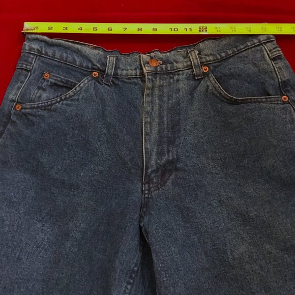 Valentino Italy Designer Jeans Logos Cotton Lined Blue Women’s Size EUC 36 US 8 - Picture 8 of 14